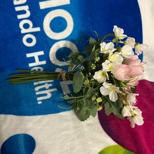 Bouquet fake spring flowers